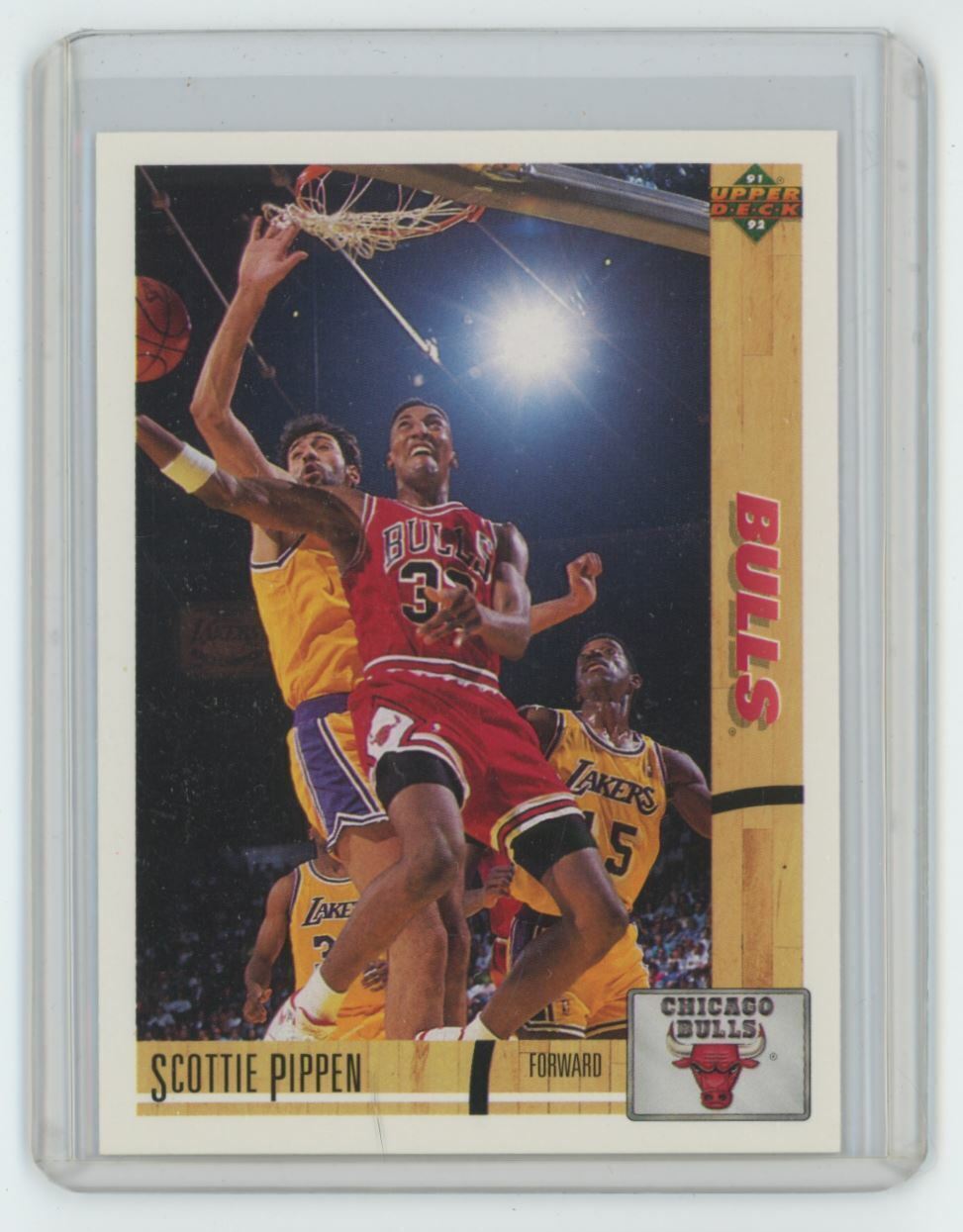1991-92 Upper Deck Scottie Pippen Chicago Bulls #125 Basketball Card