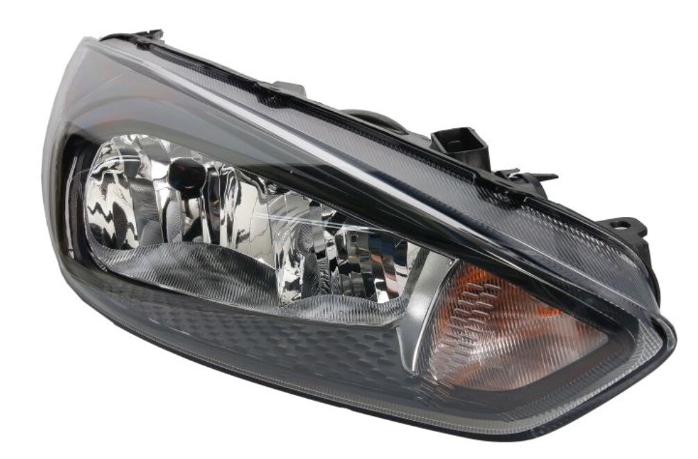 Phare avant droit pour Ford Focus 3 noir optique H1 H7 avec moteur de réglage électrique