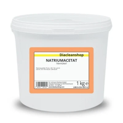DIACLEANSHOP Natriumacetat Trihydrat 1kg