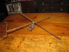 1860-1867 Antique Brass & Iron Yarn Winder