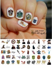 Harry Potter Waterslide Nail Decals Set Of 50   Instructions & Bonus