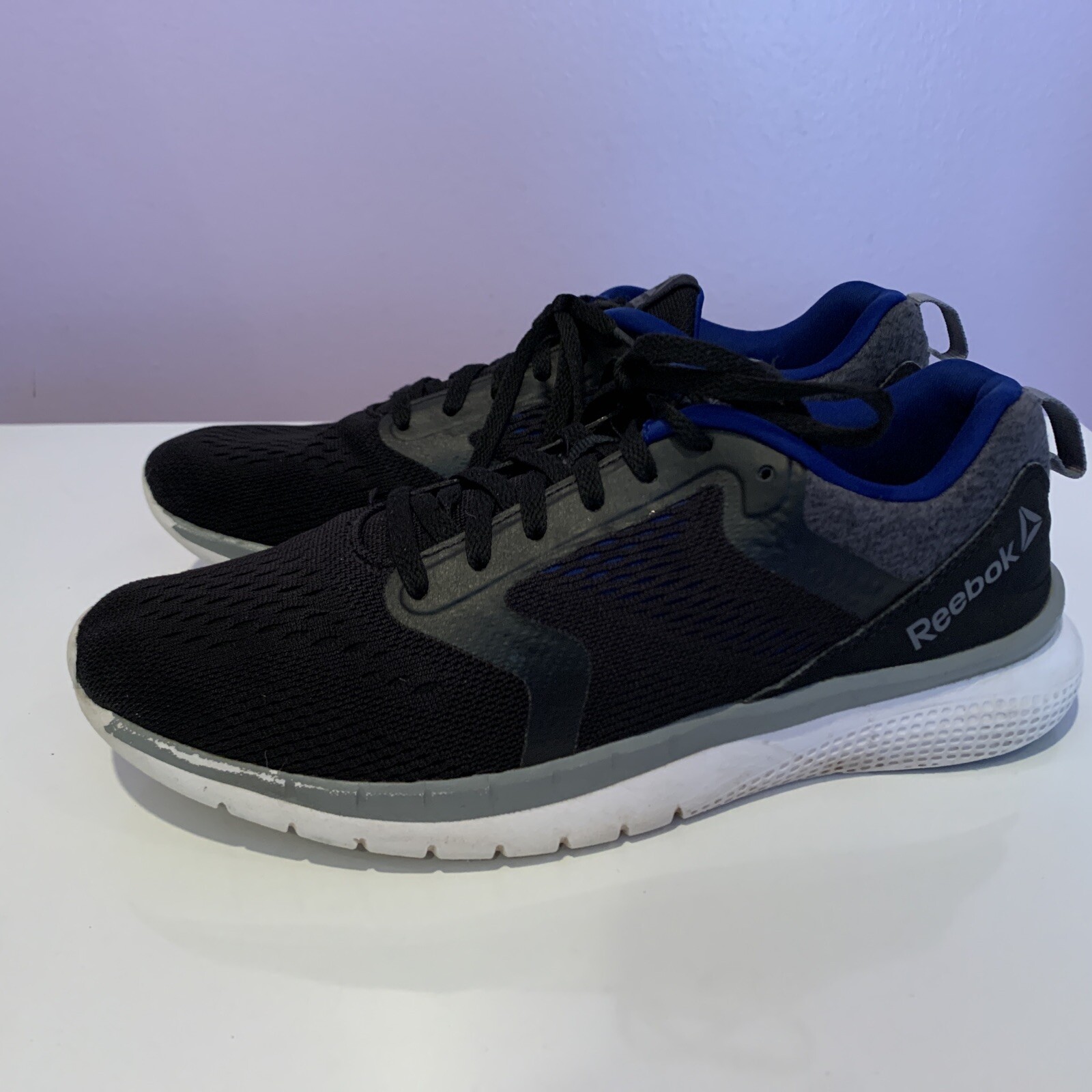 Reebok #122216621 Mens nylon mesh black 