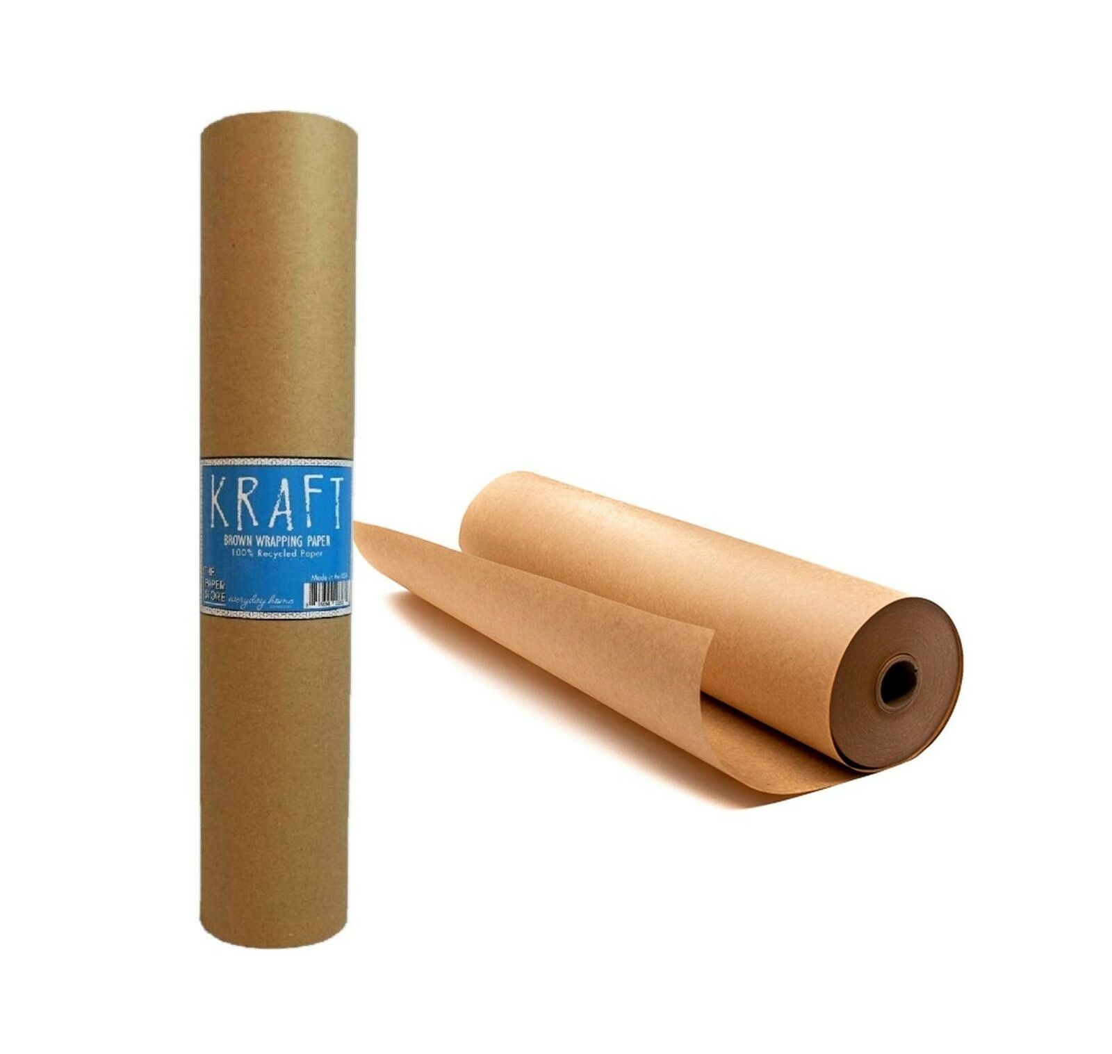 Kraft Brown 与え Wrapping Paper Roll 18