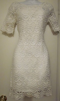 white christmas dresses Mille Carla Crochet Dress | White | Size Xs