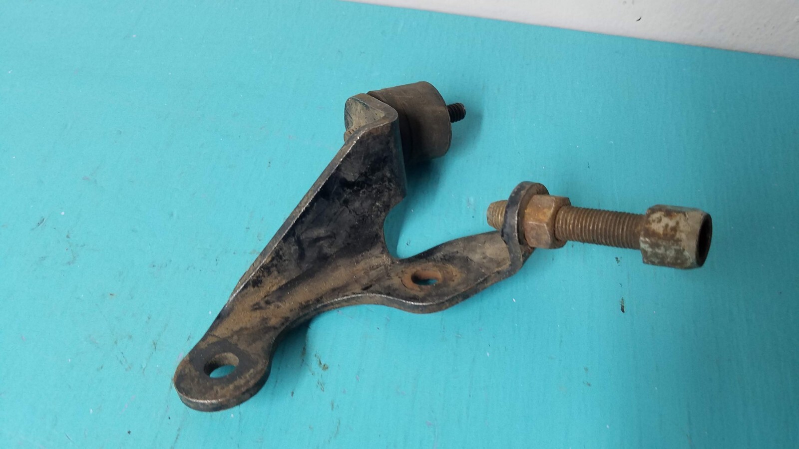 Shovelhead Oil Tank Bracket Clutch Cable oem Panhead Harley eBay