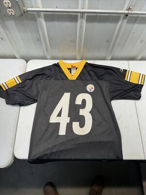 REEBOK TROY POLAMALU #43 PITTSBURGH STEELERS NFL