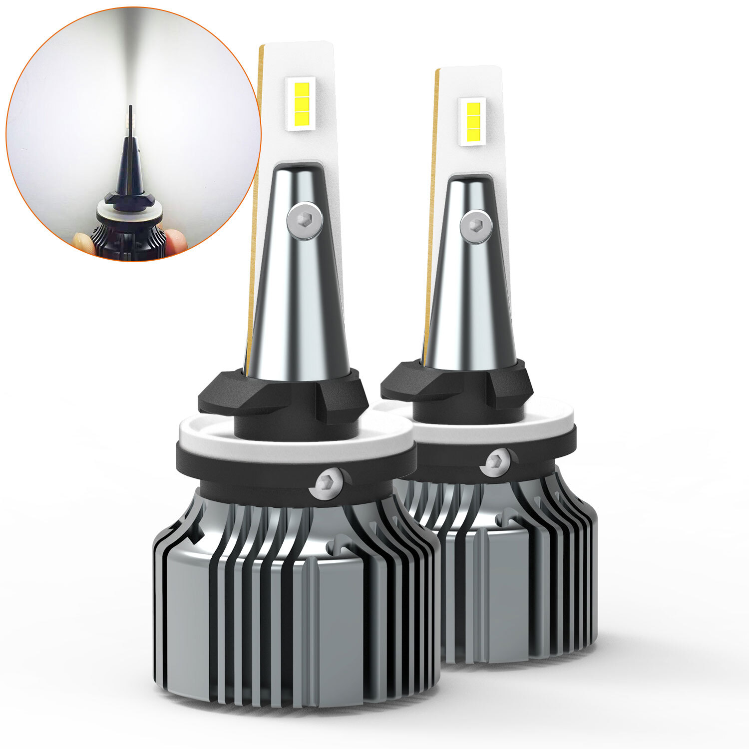 2X LED 6K 880 Fog White Light Lamp Bulbs Day Running Light DRL for NISSAN Armada