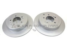 Set 2 dischi freno posteriori per Hyundai Tucson 2016-2020 (freno a mano manuale)