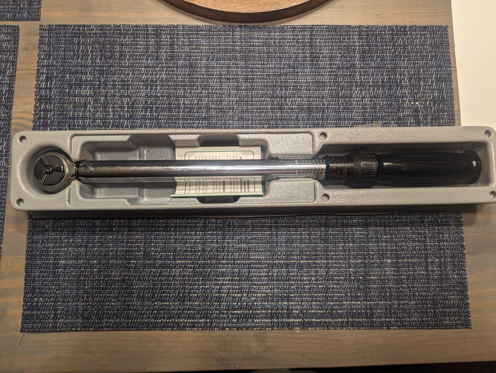 CRAFTSMAN 44594 MICROTORK TORQUE WRENCH 3/8" Drive 16.9 to 105.1 N.m eBay