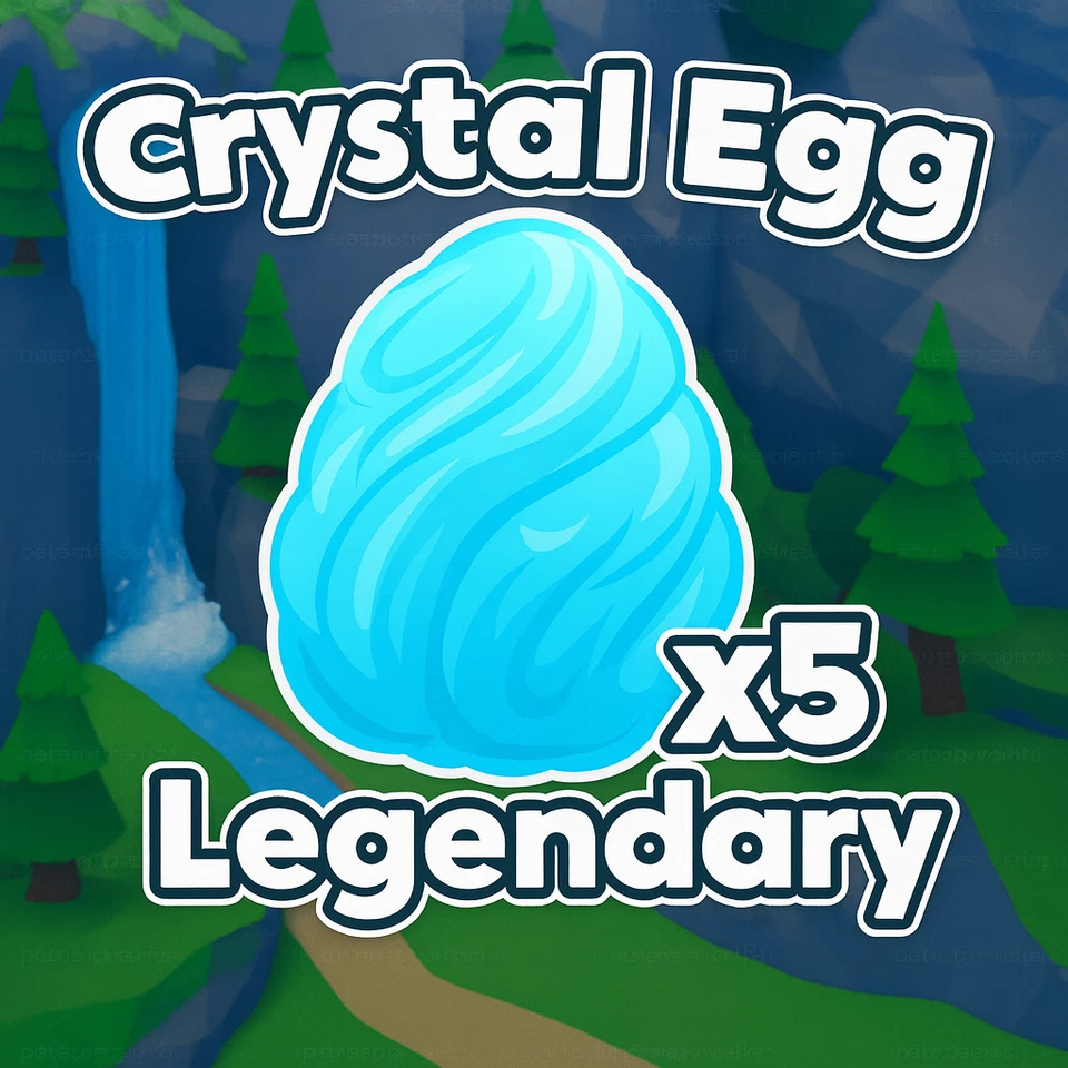 5x CRYSTAL EGG (VERY CHEAP) ADOPT A PET FROM ME - CHEAPEST ON EBAY