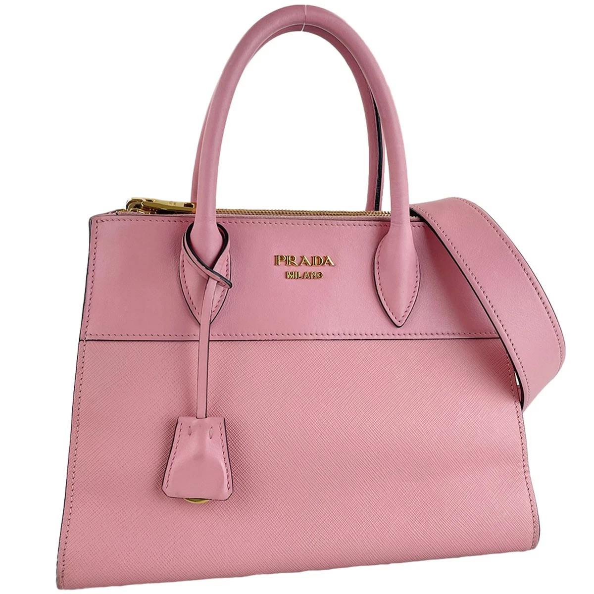 PRADA Leather Exterior Pink Bags & Handbags for Women for sale | eBay