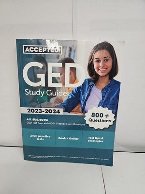 GED Study Guide 2023-2024 All Subjects : GED Test Prep with 800+ Practice...
