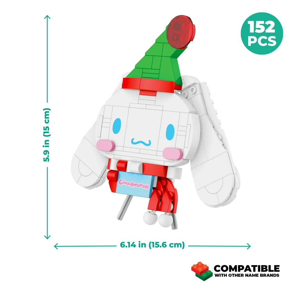 Cinnamoroll Decoration Christmas Building Set BRICKCRAFT Hello Kitty 2025 *READ* - Image 2 of 2