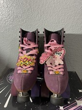 Moonlight Amethyst Roller Skates Men's Size 5 LUMINOUS LIGHT UP WHEELS READ