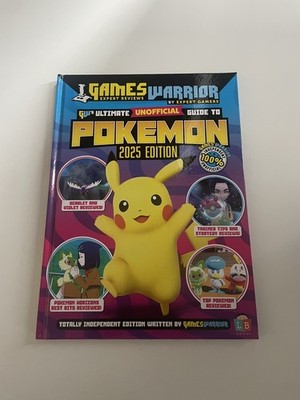 Games Warrior Ultimate Unofficial Guide To Pokémon Hardback Excellent Condition