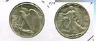1944 D WALKING LIBERTY SILVER HALF DOLLAR AU BU 7702T