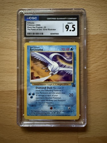 Articuno graded CGC 9.5 for sale on eBay