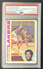KAREEM ABDUL-JABBAR 1978-79 TOPPS AUTOGRAPH AUTO #ED 791/1978 PSA/DNA CERTIFIED