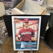 1991 Topps #43 Roger McDowell Philadelphia Phillies Baseball Card