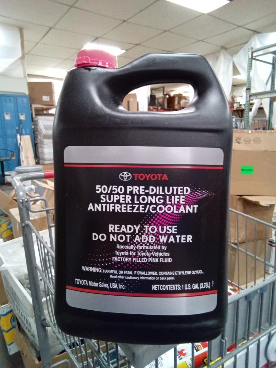 Toyota Scion Genuine Super Long Life Antifreeze Coolant Pink 1