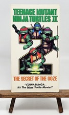 TMNT Teenage Mutant Ninja Turtles II Secret of the Ooze RCA VHS 1991 VGC Vintage