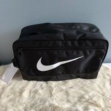 Nike Brasilia Black White Shoe Tote Toiletry Bag New With Tags