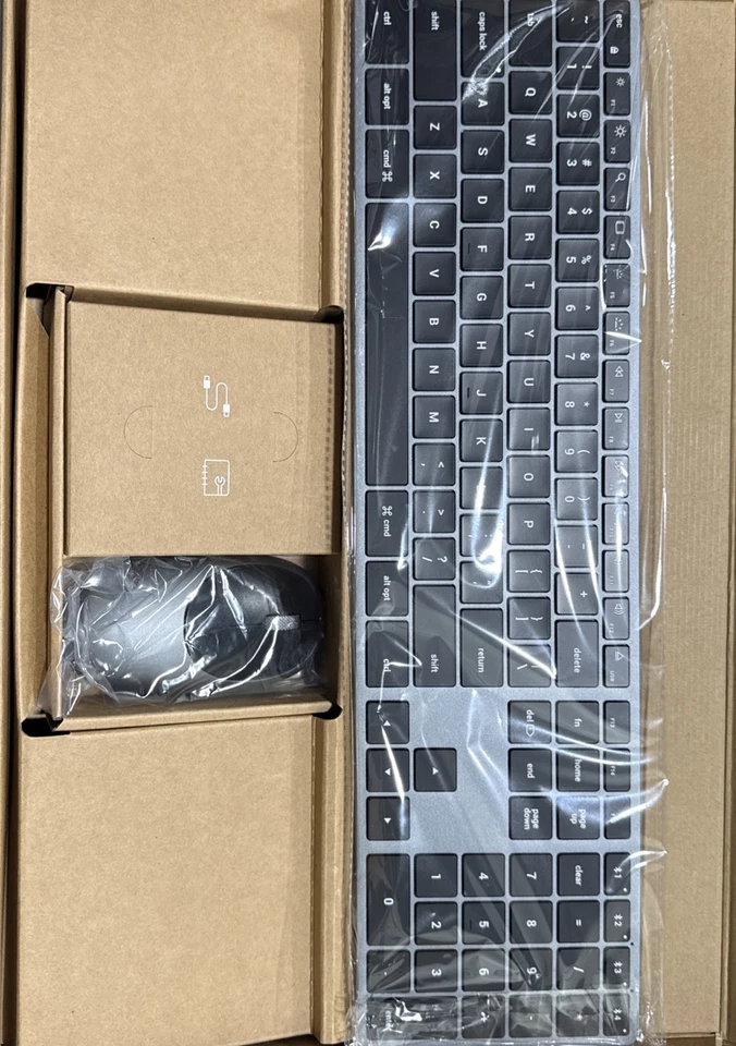 SATECHI MX3 Slim Bluetooth Backlit Keyboard & Mouse Combo w/Numeric Keypad NEW - Image 2 of 2