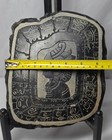 Hand-Carved Belize Black Slate Maya Calendar Plaque Signed E. Ramos 2009 — photo 5
