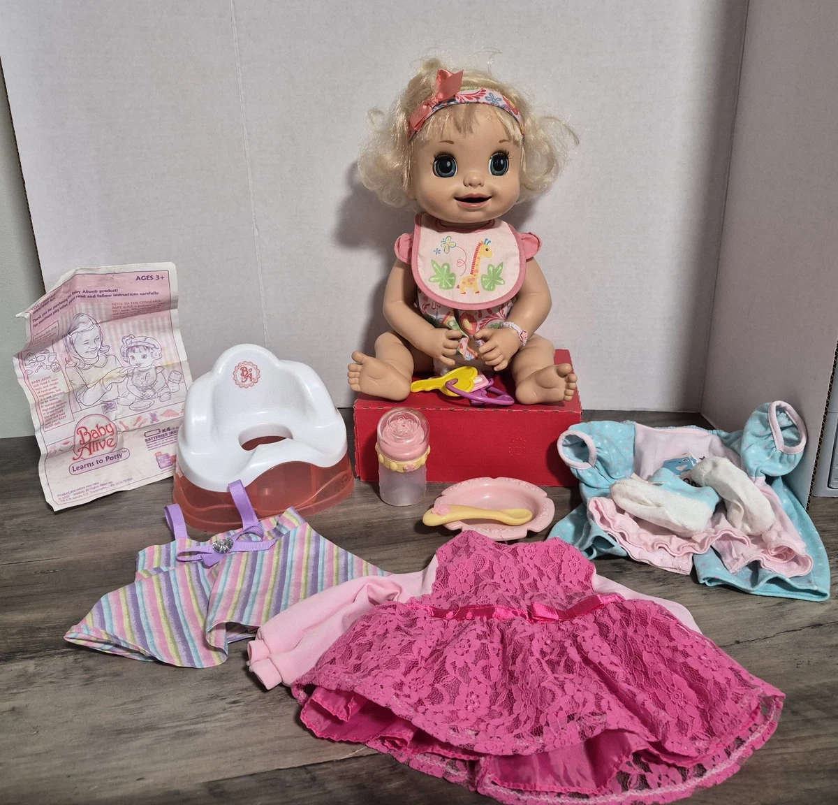 Poupée Baby Alive Hasbro 2007 – Parle Français, Fait Pipi/caca, 40 Cm