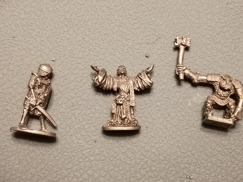 Ral Partha Board Gaming Minis Orc Skeleton Cleric