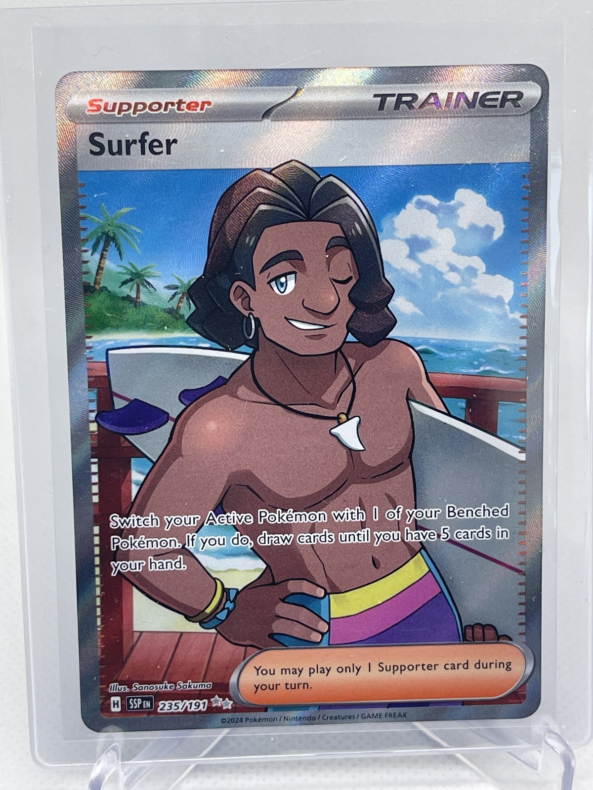 Pokemon SV08: Surging Sparks Surfer #235/191