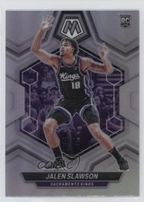 2023-24 Panini Mosaic Rookies Silver Prizm Jalen Slawson #206 3a3