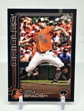 2025 Topps Series 2 #449 Kyle Bradish Black Parallel Card #/74 Baltimore Orioles
