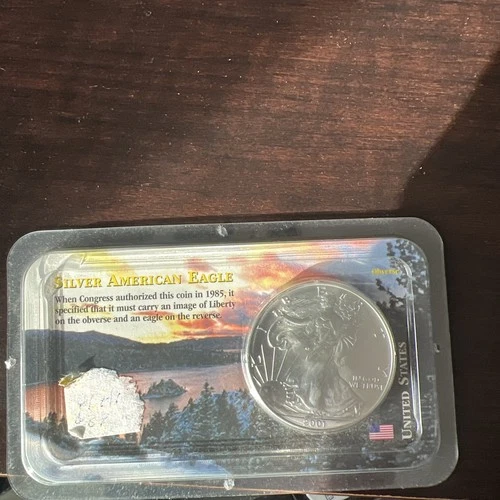 2001 american eagle silver dollar uncirculated