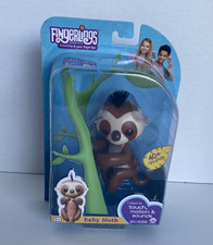 Fingerlings Baby Sloth - Kingsley Brown - Interactive Baby Pet - by WowWee