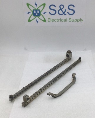 ITE 33 Position 4-14 AWG Grounding Bar Set w/Metal Cross Bar