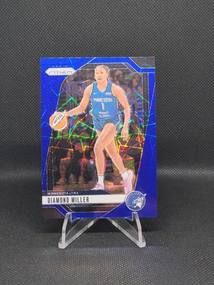 2024 Panini Prizm WNBA - Diamond Miller #63 Blue Velocity Prizm