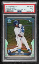 2023 Bowman Chrome Prospects Lunar Glow Refractor Juan Olmos PSA 9 MINT qn5