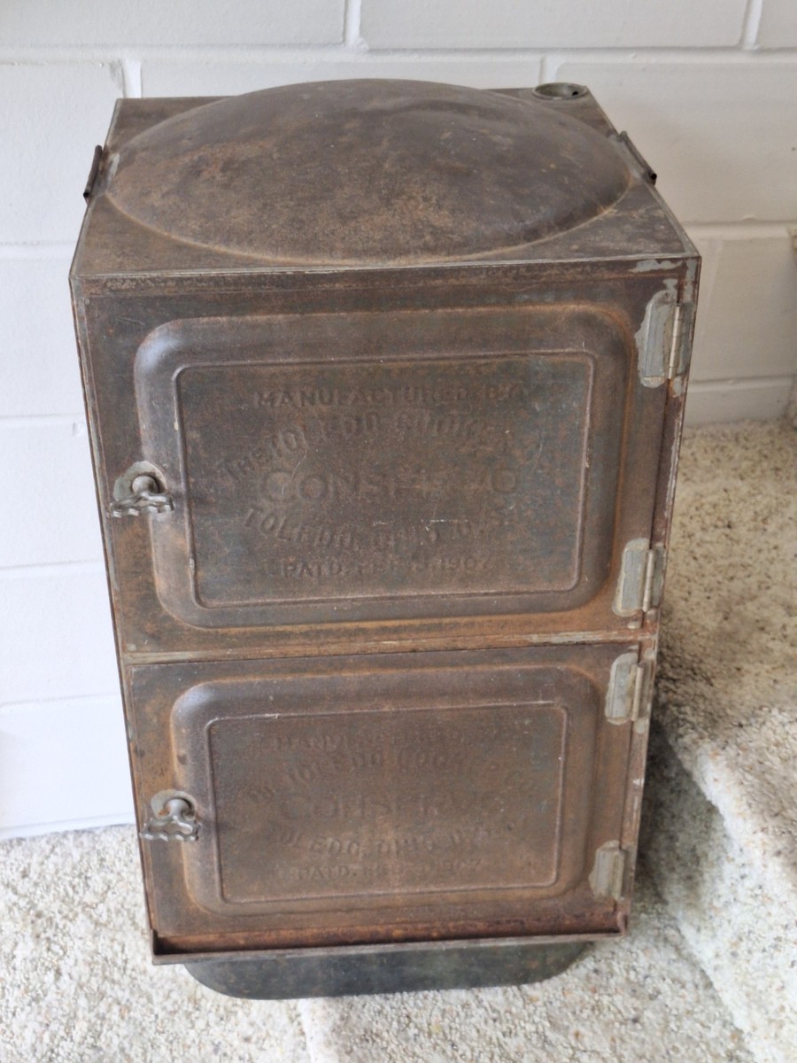 Antique 1907 CONSERVO OVEN STOVE THE TOLEDO COOKER CO OHIO USA