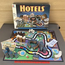 Hotels Board Game Vintage 1987  Milton Bradle...