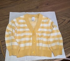 Hanna Andersson Gingham Preppy Cardigan 5 Girl 100 Cotton Button Up Sweater