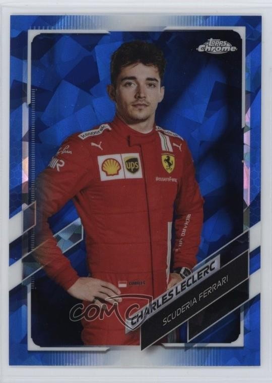 2021 Topps Chrome Sapphire Edition Formula 1 F1 Racers Charles Leclerc #11 05k6