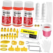 Brake Bleed Kit for Shimano, TEKTRO, TRP Hydraulic Disc Brakes, Brake Fluid