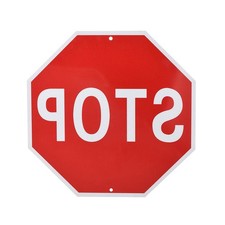 18" x 18" Octagon Aluminum Stop Sign STREET TRAFFIC Warning Reflective Sign