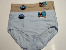 NWT Vanity Fair Beyond Comfort Brief Panties 13290 Size 10 3XL 2 Pairs
