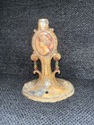 Art Nouveau Metal Bell Lady Portrait Antique Finish Gold/Brown 1900-1919 — photo 3