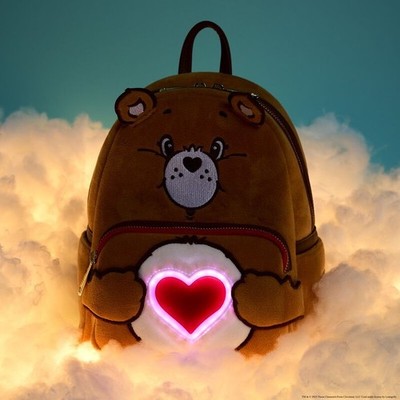Loungefly Care Bears Exclusive Tenderheart Bear Plush Light  display picture 3