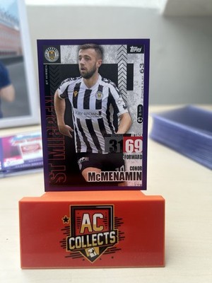 2023/24 Topps SPFL Match Attax Conor MCMENAMIN PURPLE PARALLEL A26