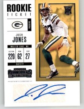 2017 Panini Contenders Rookie Ticket Autographs Josh Jones RC #165 GB