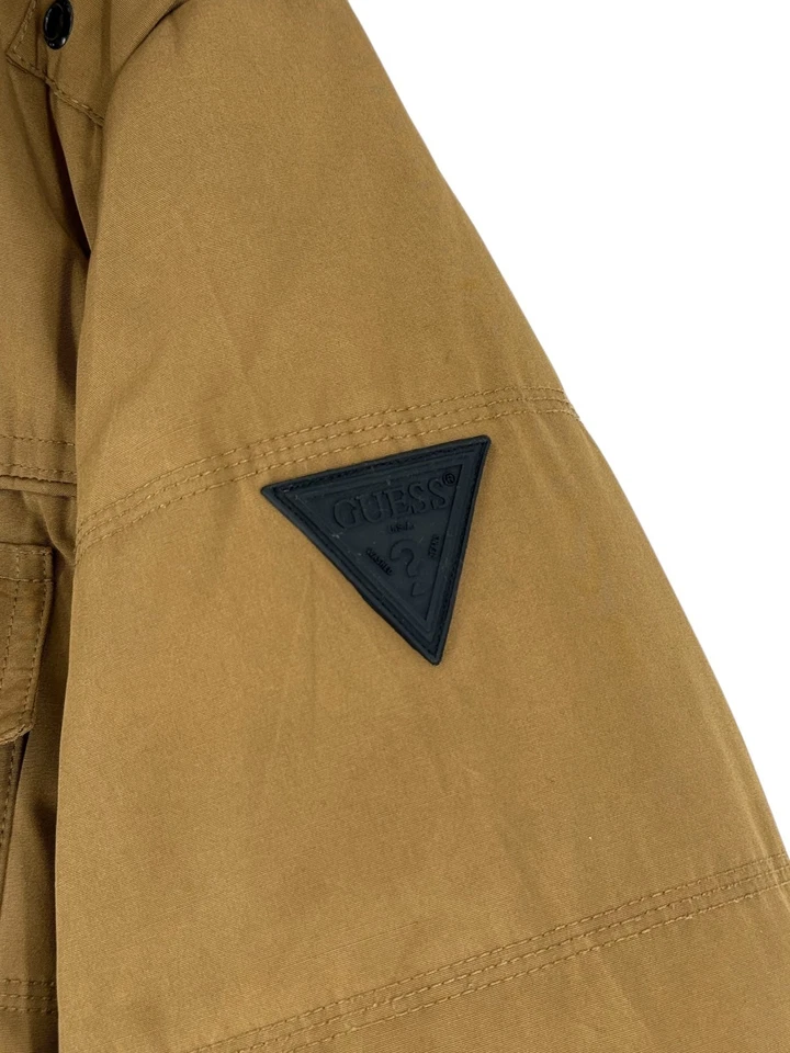 Guess Men Hooded Bomber Jacket Coat Size M - Image 4 of 4